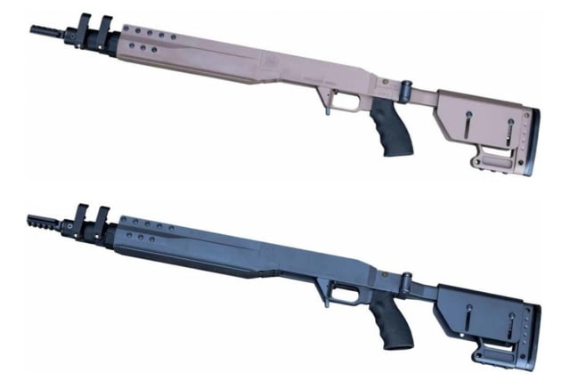 Accuracy Solutions F.A.S.T. Chassis FEM 33 II Ruger 10/22 - Side Bolt Release, Folding Stock, Right Hand Bolt, OD Green, AS-20551 by USA Bipodext Rifle Stocks
