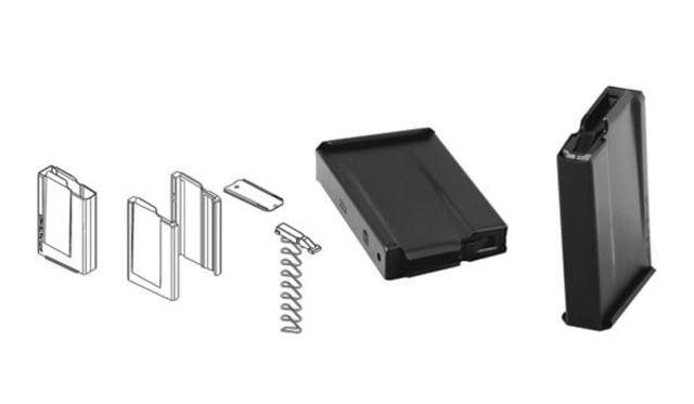 Accurate-Mag AICS Short Action .223 REM Black 10rd DSSF Magazine - Accurate-Mag