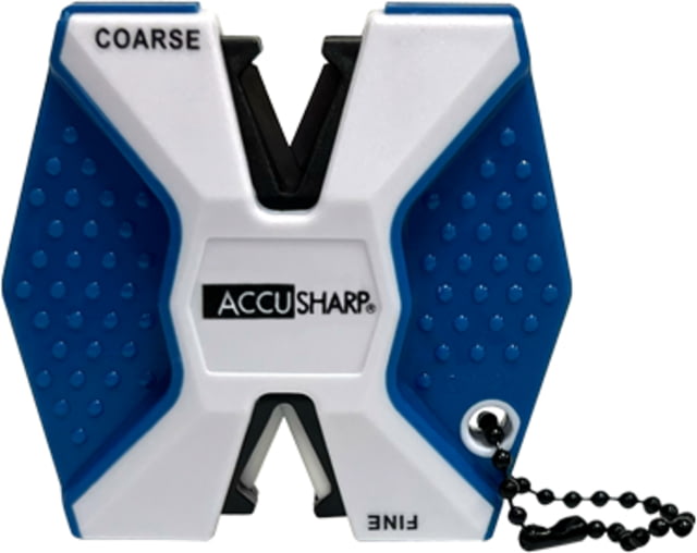 AccuSharp 2-Step Carbide-Ceramic Knife Sharpener Coarse/Fine Blue/White - Accusharp