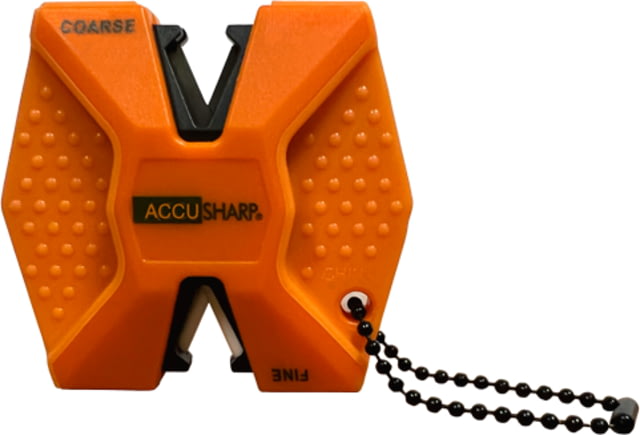 AccuSharp 2-Step Carbide-Ceramic Knife Sharpener Coarse/Fine Blaze Orange - Accusharp