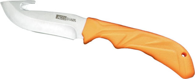 Accusharp Gut-Hook Knife 3.5in Blade Non Slip Grip