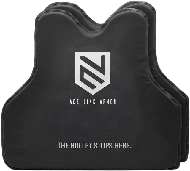 Ace Link Armor A13 Level IIIA PE-X UHMWPE Polyethylene Soft Armor Panel Set Black 4XL - Ace Link Armor