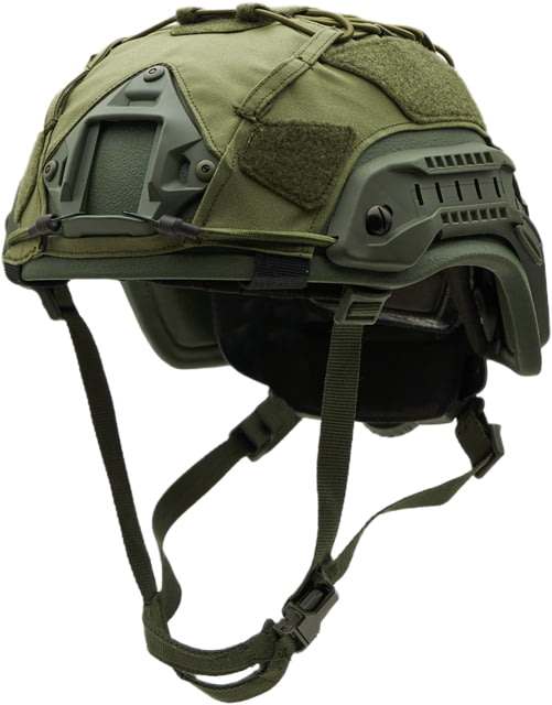 Ace Link Armor Ballistic Helmet Cover Green Extra Large - Ace Link Armor