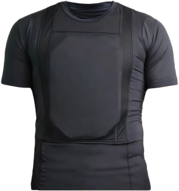 Ace Link Armor Bulletproof Concealable Armor Carrier T-Shirt Black 2XL - Ace Link Armor