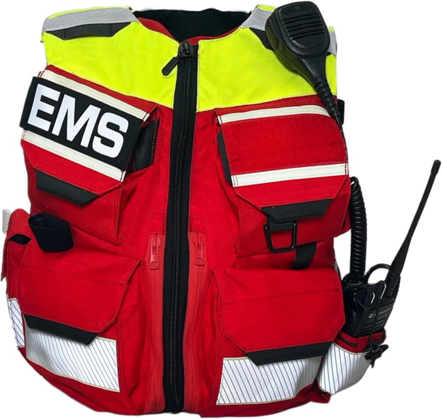Ace Link Armor EMS Level IIIA PE-X Paramedic Body Armor Bulletproof Vest Red Extra Large - Ace Link Armor