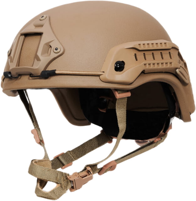 Ace Link Armor Special Mission High Cut Tactical Level IIIA Ballistic Helmet Coyote Brown Extra Large - Ace Link Armor