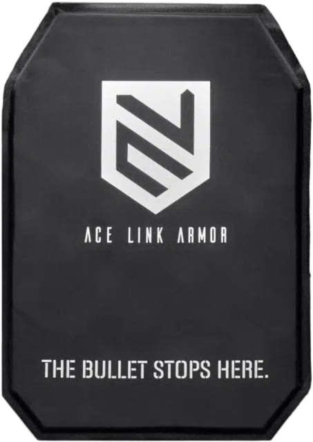 Ace Link Armor Concealable T-Shirt Level IIIA Dual Protection Stab-Resistant Soft Armor Panel Black 8x12" - Ace Link Armor