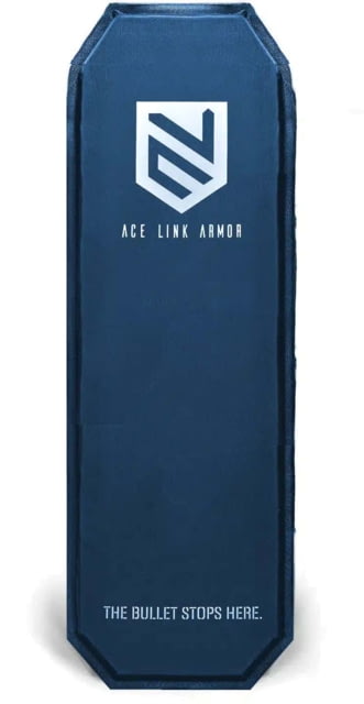Ace Link Armor Level 3A Regular Aramid Backpack Armor Insert Plate Blue 5x15in - Ace Link Armor