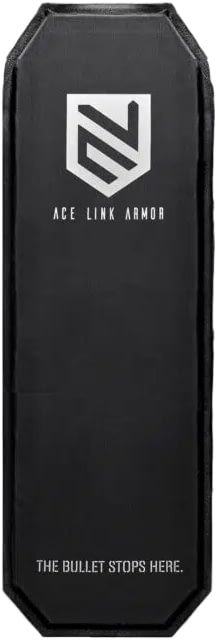 Ace Link Armor Level IIIA Stab-Resistant Aramid/Anti-Stab Dual Protection Soft Armor Panel Black 5x15" - Ace Link Armor