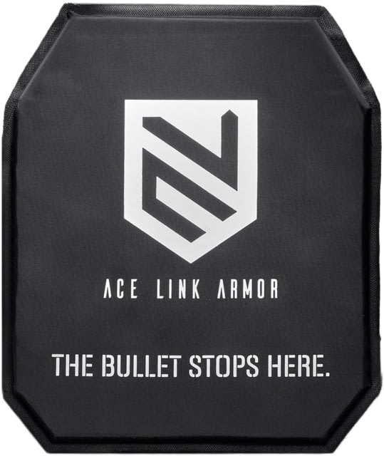 Ace Link Armor Level IIIA Stab-Resistant Aramid/Anti-Stab Dual Protection Soft Armor Panel Black 8x10" - Ace Link Armor