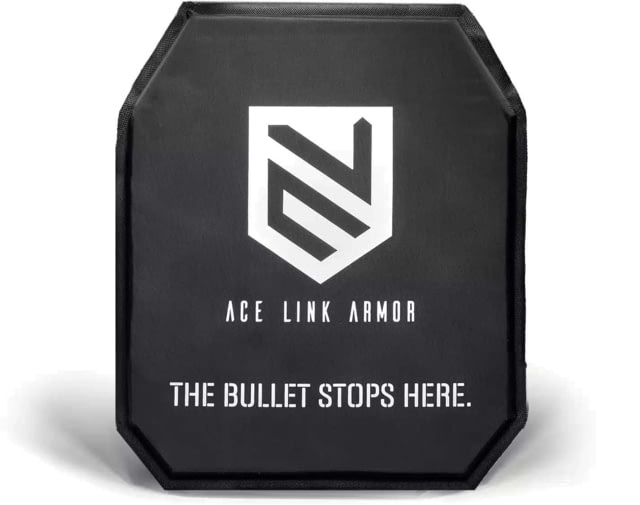 Ace Link Armor Level lllA Backpack Armor Panel Stab1 Protection Black 8x10in - Ace Link Armor