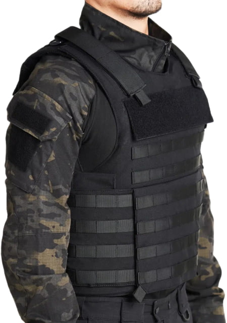 Ace Link Armor Comp-28 Level IIIA PE-X Load-Bearing Tactical Body Armor Bulletproof Vest Complete Plate Carrier Package Green 4XL - Ace Link Armor