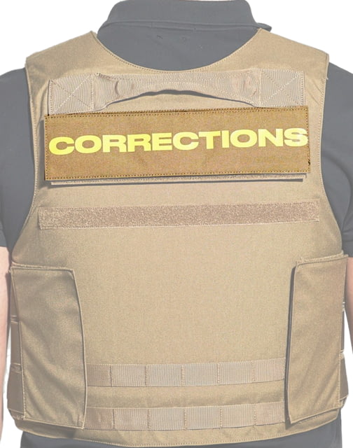 Ace Link Armor Corrections Patch Yellow On Coyote - Ace Link Armor