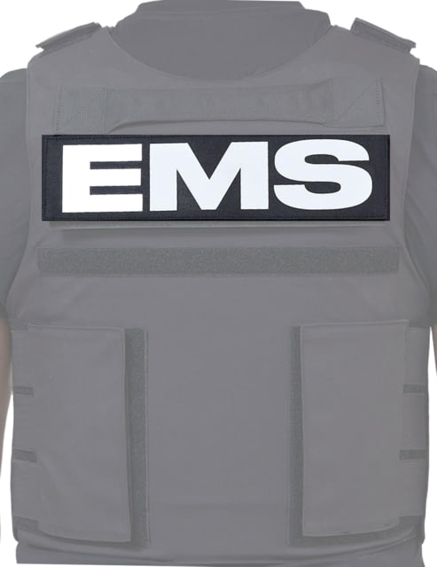 Ace Link Armor EMS Patch White On Black - Ace Link Armor