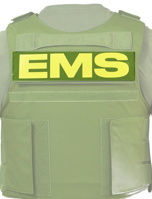 Ace Link Armor EMS Patch Yellow On Green - Ace Link Armor