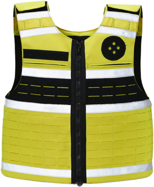Ace Link Armor High-Vis Level IIIA PE-X Reflective Safety Body Armor Bulletproof Vest Safety Yellow Extra Large - Ace Link Armor