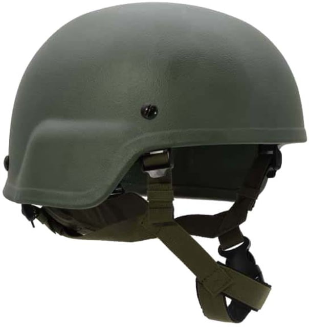 Ace Link Armor Mich Ballistic Helmet Green Medium - Ace Link Armor