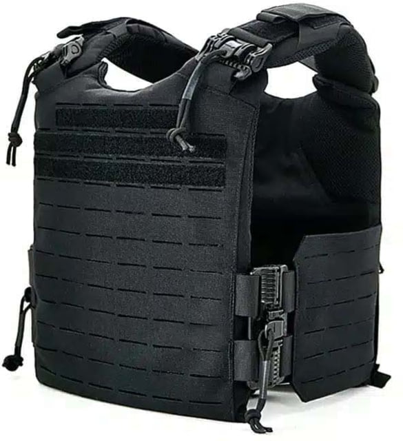 Ace Link Armor Quadrelease Tactical Plate Carrier MOLLE Black Large - Ace Link Armor