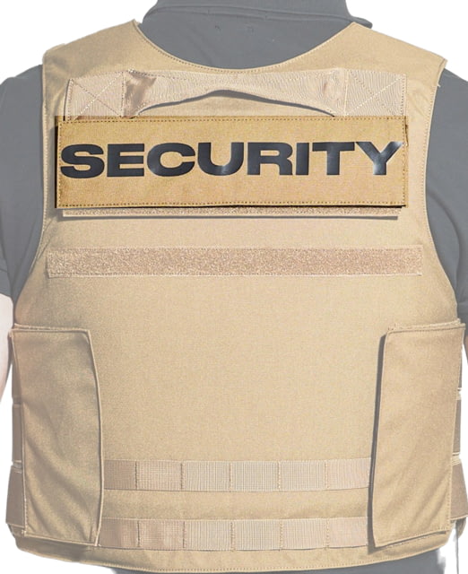 Ace Link Armor Security Patch Black On Coyote - Ace Link Armor