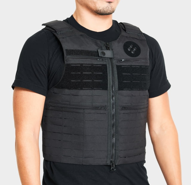 Ace Link Armor Anti-Stab Patrol Laser-Cut Vest Black 3XL - Ace Link Armor