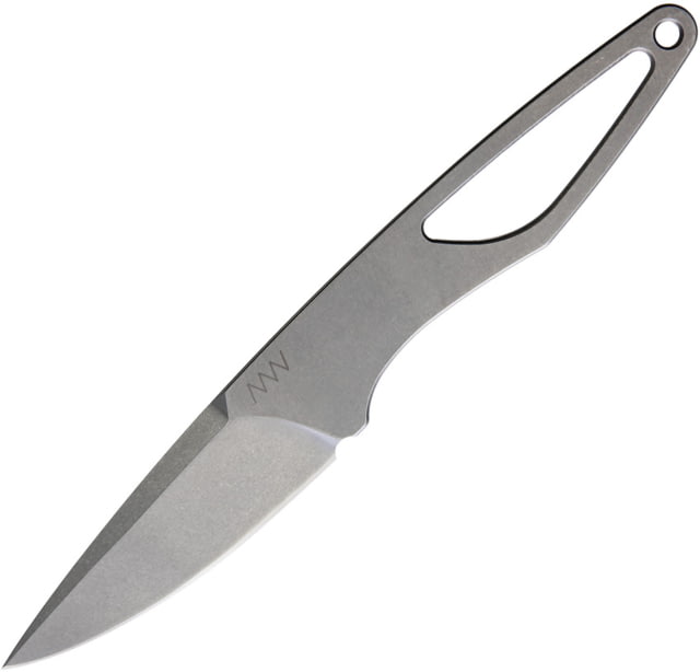 Acta Non Verba Knives P100 Fixed Blade Knife 3" stonewash finish Bohler N690 stainless blade One-piece construction - Acta Non Verba Knives