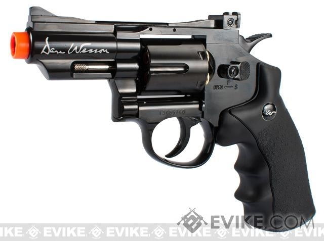 Action Sport Games Dan Wesson CO2 2.5in High Power Airsoft 6mm Magnum Gas Revolver Evike Exclusive Black - Action Sport Games