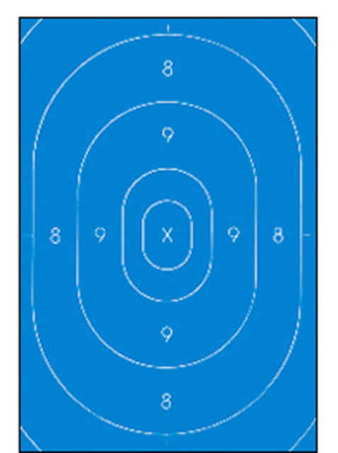 Action Target B-27C Repair Centers Target Pack of 100 Blue B-27C BLUE - Action Target