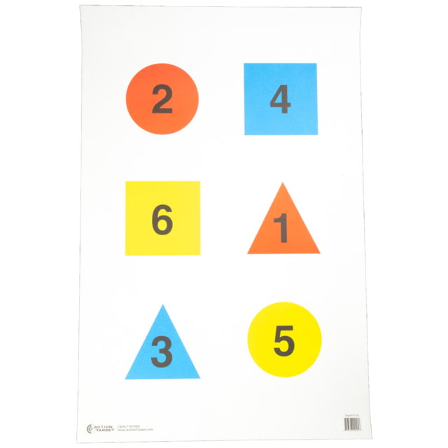 Action Target Discretionary Command Training Target V2-A 23" x 35" 100 Per Box - Action Target