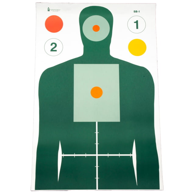 Action Target MN Center for Criminal Justice Advanced Skill Builder Target Multi Color 23"x35" 100 Per Box - Action Target