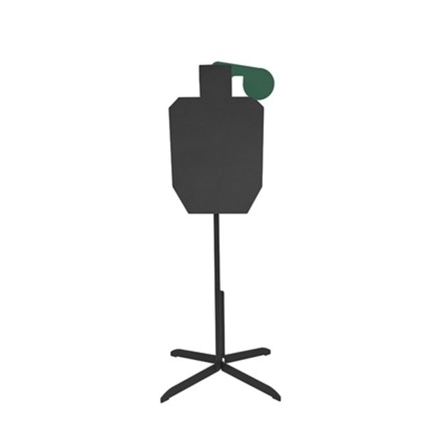 Action Target PT IPSC Hostage w/ 3 ft Stand Black/Green - Action Target