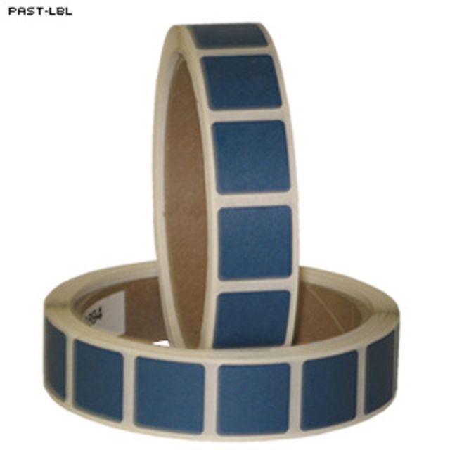 Action Target Self-Adhesive Target Pasters 3/4 Inch Square 1000 Per Roll Light Blue - Action Target
