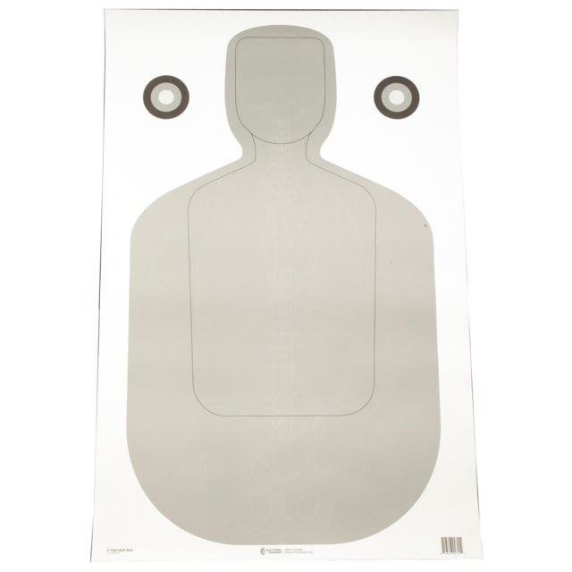 Action Target TQ-21 Qualification Target White and Gray 23"x35" 100 Per Box - Action Target