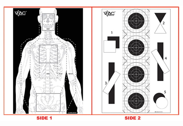 Action Target  Viking Tactics Double Sided Heavy Paper 23 X 35 - Action Target