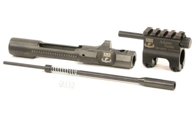 EDEMO Adams Arms Piston Kit Standard Picatinny Block Pistol Length Standard BCG/.750 Gas Block/Drive Rod Black  EDEMO3 Used Condition Fair - Adams Arms