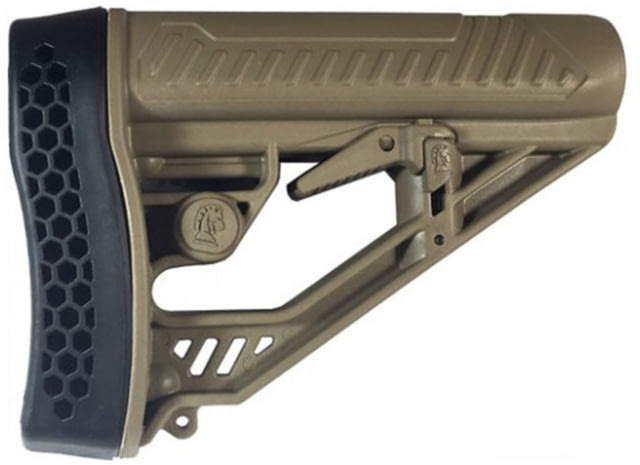 USED Adaptive Tactical EX Performance Adjustable M4-Style Stock for AR15/AR10 Carbines Polymer Flat Dark Earth - Adaptive Tactical
