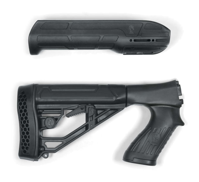 USED Adaptive Tactical EX Performance Forend And M4-Style Stock for Mossberg Shotguns Black  Black  EDEMO3 Used Condition Fair - Adaptive Tactical