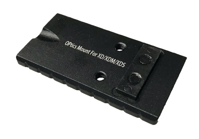 ADE Advanced Optics Adapter/Mounting Plate for Red Dot Sight Springfield XD XDE XD MOD.2 XD-M XDS Pistol Black XD Plate - Ade Advanced Optics
