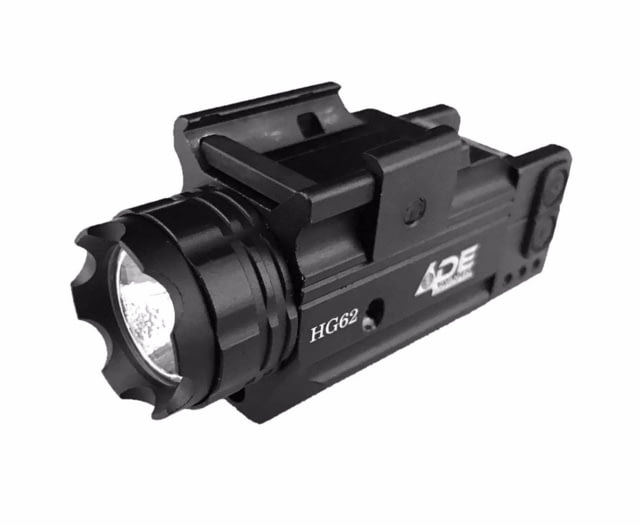 ADE Advanced Optics Crusader Series Compact Green Laser Strobe Flashlight Sight Black - Ade Advanced Optics