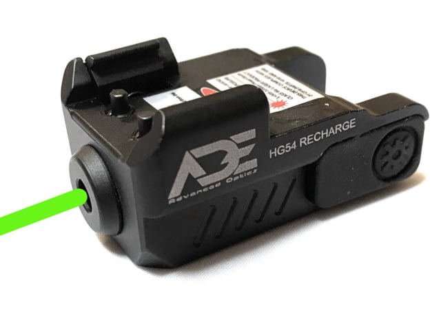ADE Advanced Optics HG54G-2 Rechargeable Green Laser with Magnetic USB Charger Black HG54C Recharge - Ade Advanced Optics