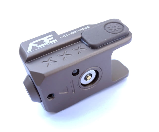 ADE Advanced Optics HG54R Rechargeable Universal Laser Sight Green Laser Springfield Hellcat OSP/PRO FDE HG54 Recharge FDE - Ade Advanced Optics