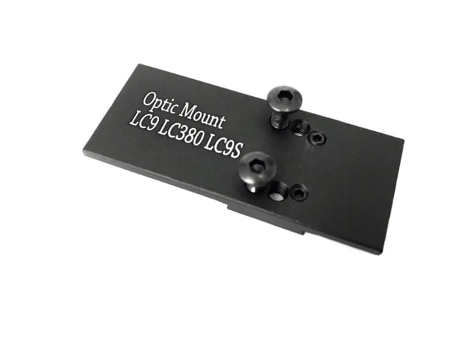 ADE Advanced Optics Mini Red Dot Sight Mount Base Ruger LC9 LC9s and LC380 Pistols Black LC9 Plate - Ade Advanced Optics