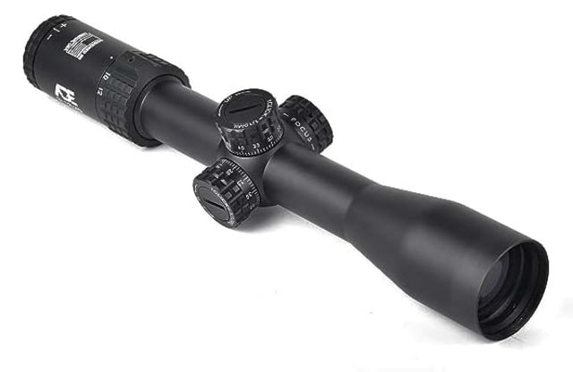 ADE Advanced Optics ProZoom 3-12x40mm Rifle Scope 30mm Tube Second Focal Plane Mil Dot Reticle Black - Ade Advanced Optics
