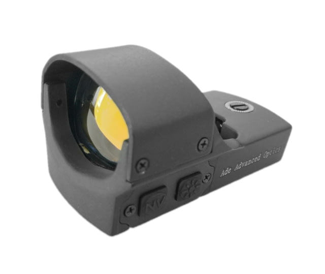 ADE Advanced Optics  Avenger Red Dot Sight/NV Night Vision Sight Red Dot/Invisible NV Dot Reticle Black - Ade Advanced Optics