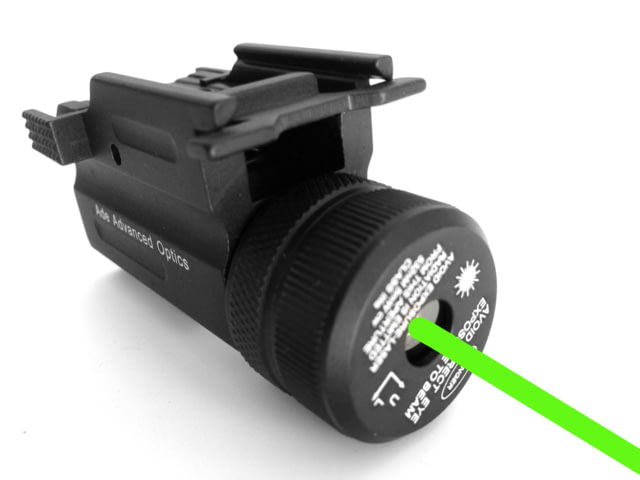 ADE Advanced Optics Ultra Compact Pistol Green Laser Gun Sight w/ Quick Release Weaver Mount Black - Ade Advanced Optics
