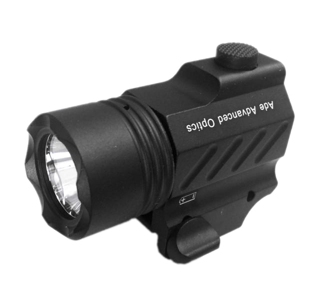 ADE Advanced Optics Ultra Compact Tactical LED Flashlight Black - Ade Advanced Optics