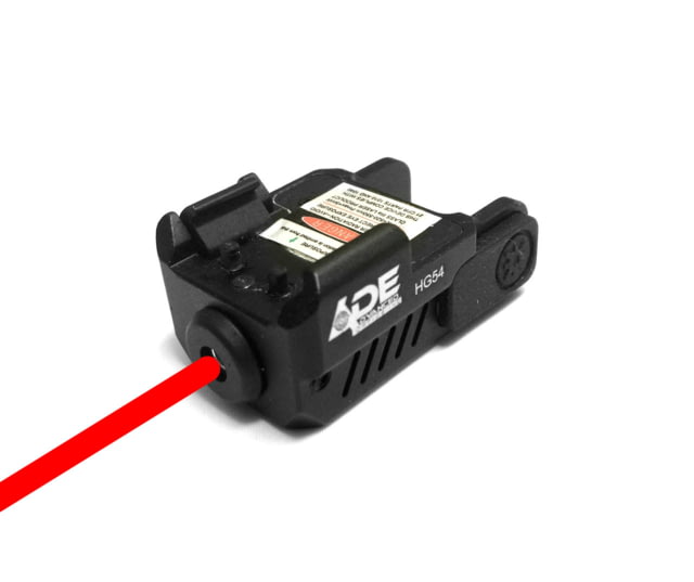 ADE Advanced Optics Universal Laser Sight Red All full Size/Sub-Compact Handguns Black - Ade Advanced Optics