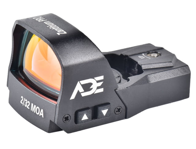 ADE Advanced Optics Zantitium PRO Series Motion Awake Red Dot Sight Multi Reticle System Black  Pro - Ade Advanced Optics