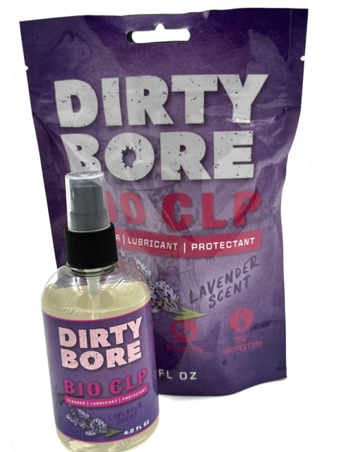 Advance Warrior Solutions Dirty Bore Spray Bottle Gun Cleaning Lubricants 4oz Lavender - Advance Warrior Solutions