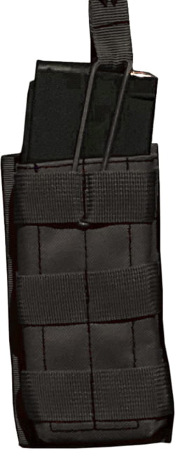 Advance Warrior Solutions Open Top Single Mag Pouch for AR15 AR10 AK47 Black - Advance Warrior Solutions