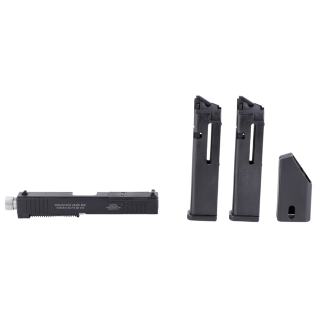 Advantage Arms Conversion Kit Dag-C-MOD 22 LR 4.02 Threaded Barrel Fits PSA Dagger Matte Finish Black Fixed Sights 15 Rounds 2 Magazines Includes - Advantage Arms